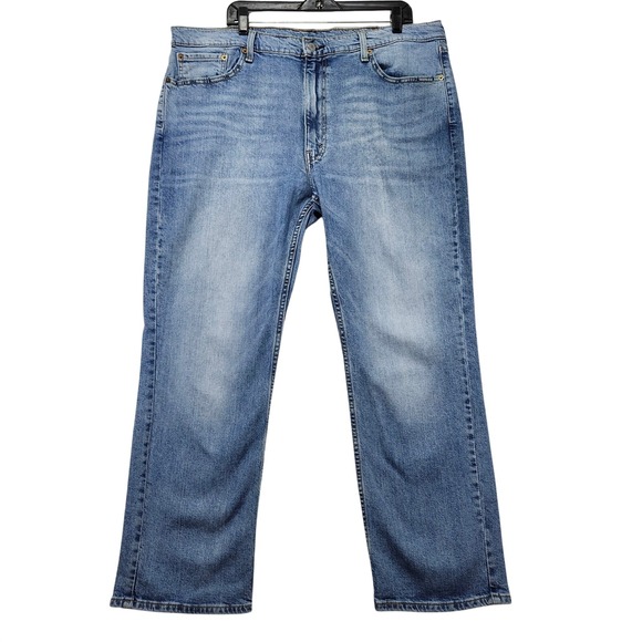 Levi's Other - Levi's 514 Straight Fit Jeans Mens 42x30 Blue‎ Excellent Medium Wash Denim